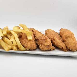 4 Pieces Tenders/fries/drink