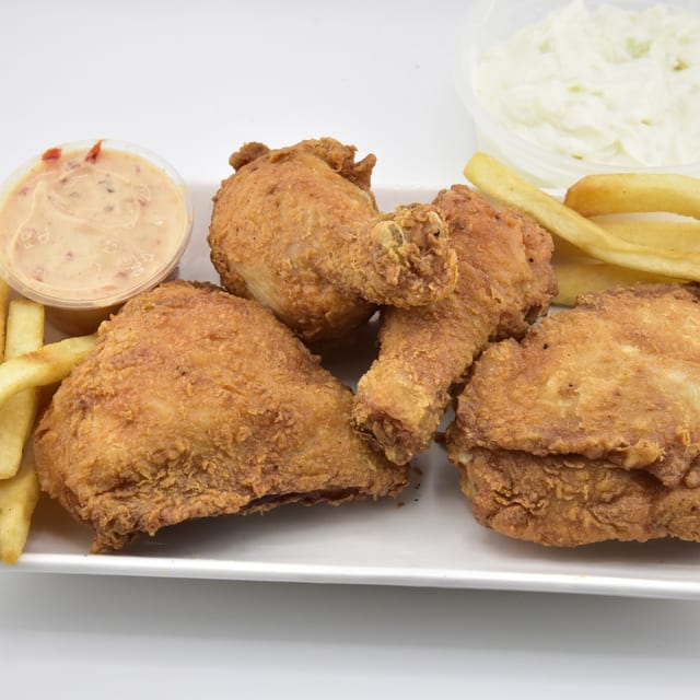 4 Pieces Leg & Thigh/Fries/Drink.