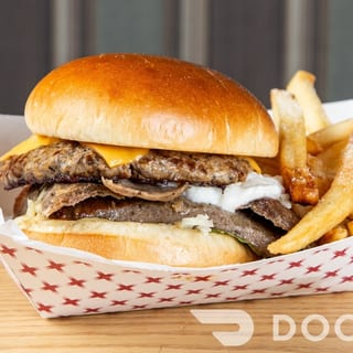 Gyro Cheese Burger Juicy
